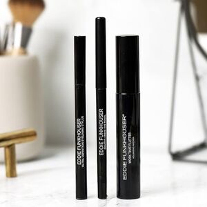 EDDIE FUNKHOUSER ALL EYE NEED Set: Mascara & Eyeliner Trio NEW